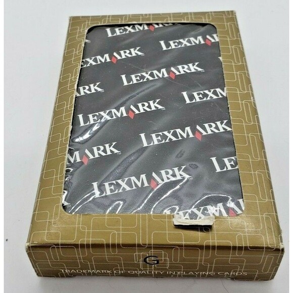 Gemaco Playing Cards Lexmark Advertising Standard Deck 2 Jokers - Picture 4 of 4